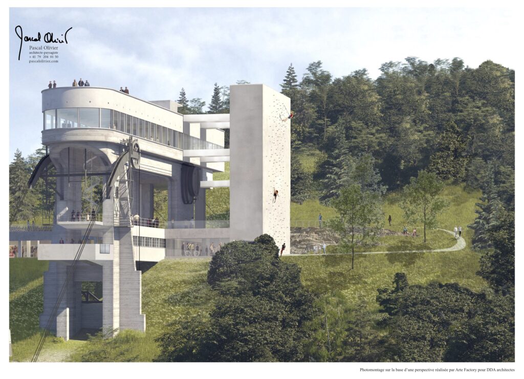 pascal olivier architecte paysagiste - téléphérique du salève